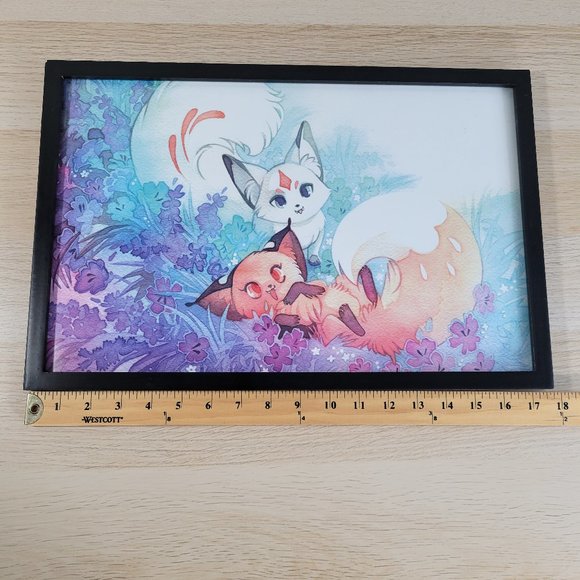 Floral Frolic Book + Water Color Framed Poster Print 1st Edition Soft Cover - Picture 11 of 12